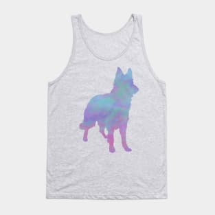 Rainbow Pastel German Shepherd Tank Top